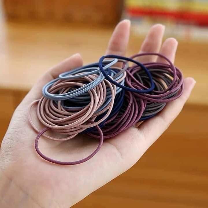 Combo 10 dây buộc tóc nữ nhiều màu