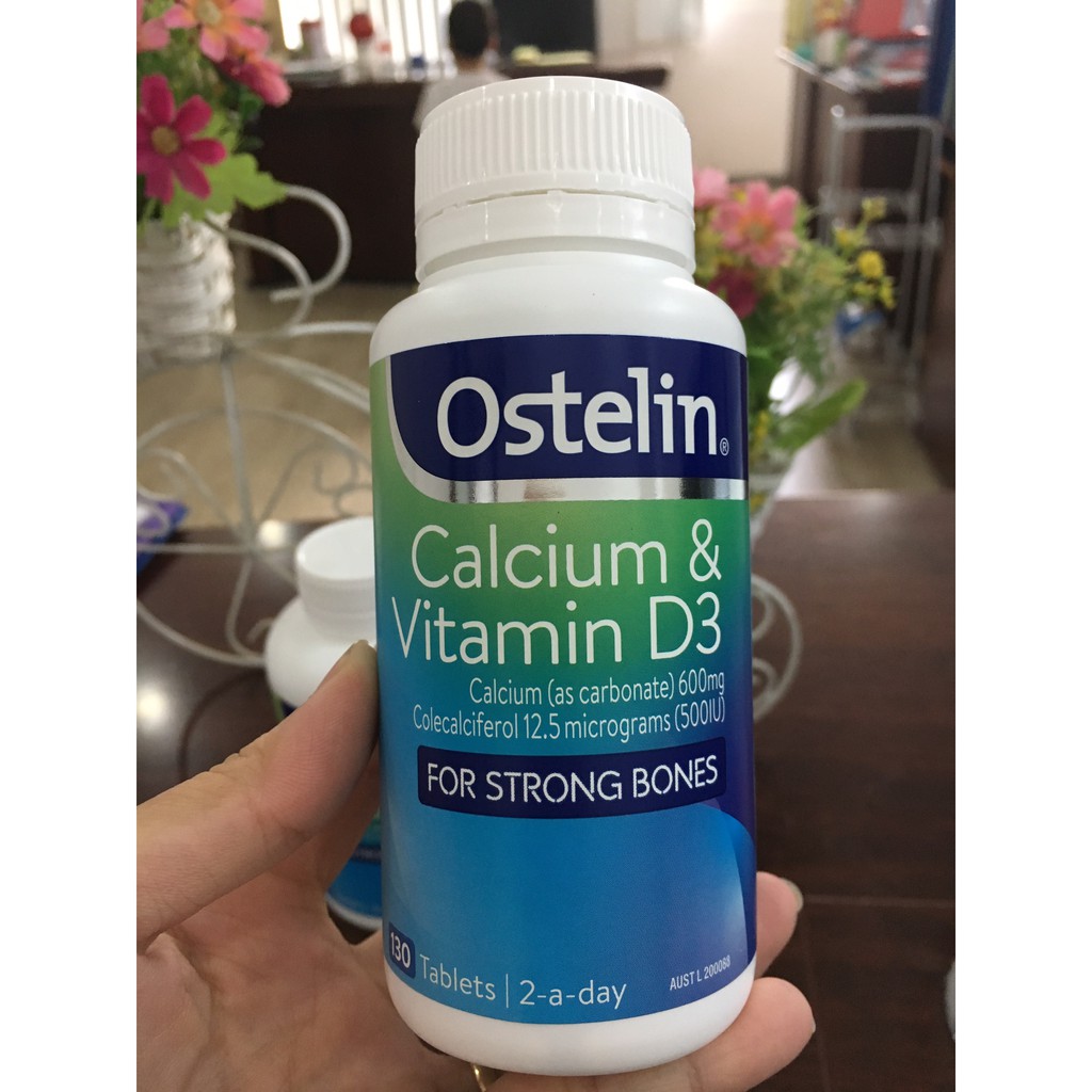Canxi Ostelin Canxi Bầu 130 viên