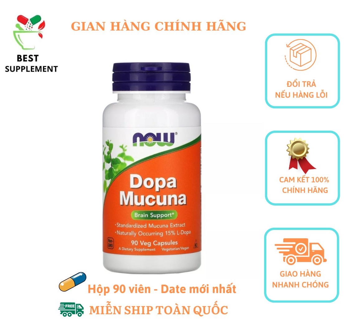 Now Foods Dopa Mucuna 90 Veg Capsules