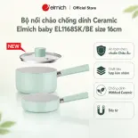 (SALE 8.8)Bộ nồi chảo chống dính Elmich Baby  EL116x