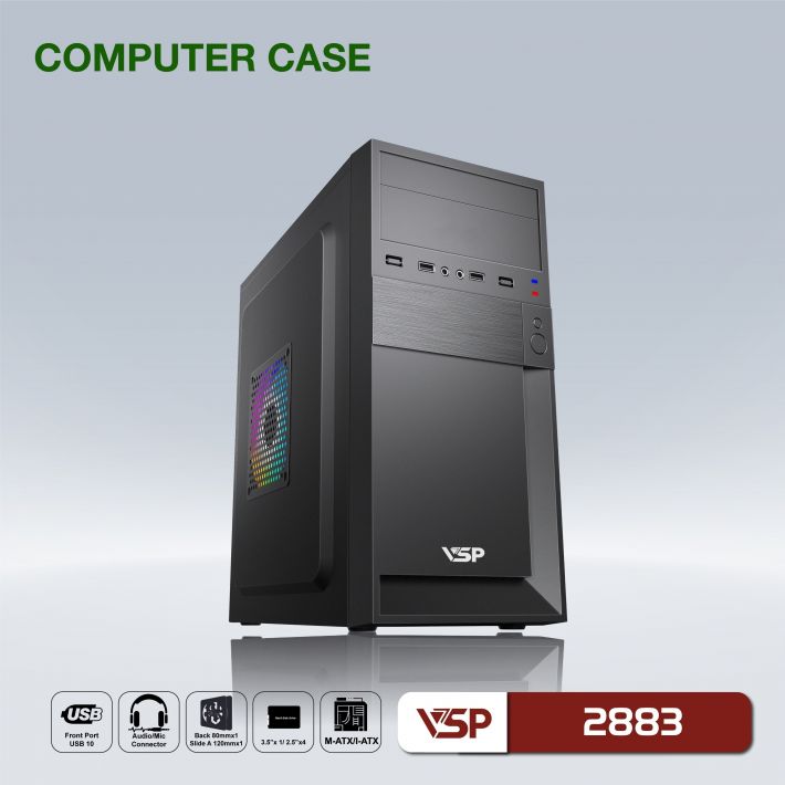 Vỏ case máy tính văn phòng vsp 2883-2884-2885-2886