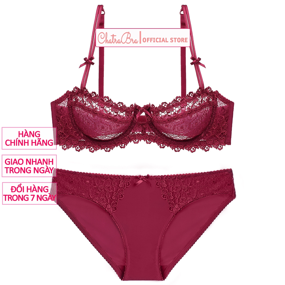 Bộ đồ lót có gọng không đệm siêu mỏng