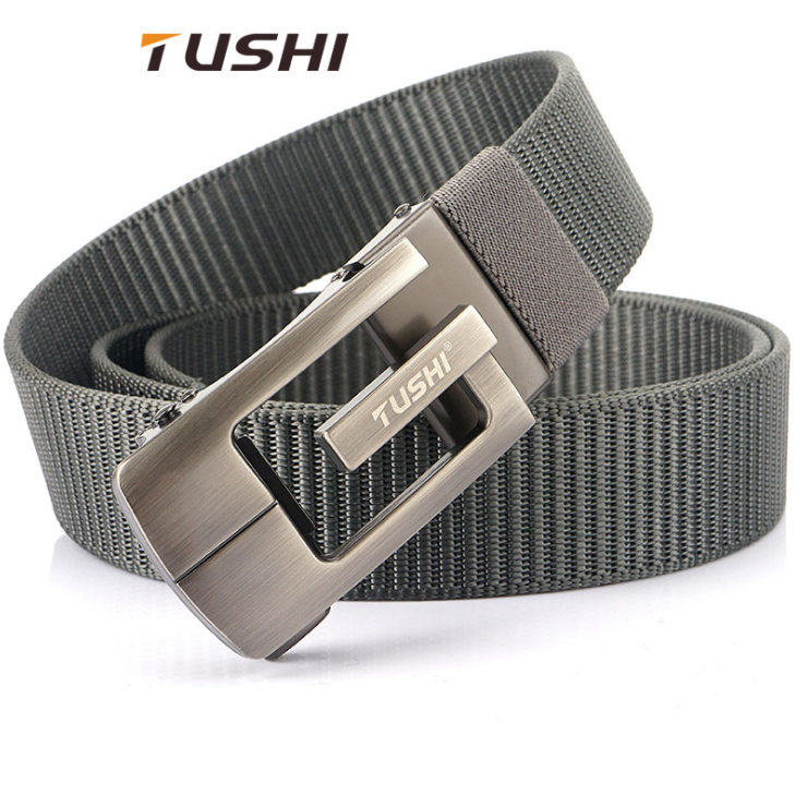 Dây thắt lưng Nam_vải Canvas_Tushi (G68)_Khóa tự động Hợp kim không gỉ chắc chắn, tiện lợi - Dây nịt Nam_Dây dù cao cấp