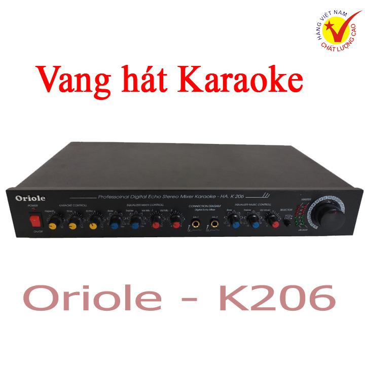 vang mixer karaoke oriole K206 - vang karaoke chỉnh cơ