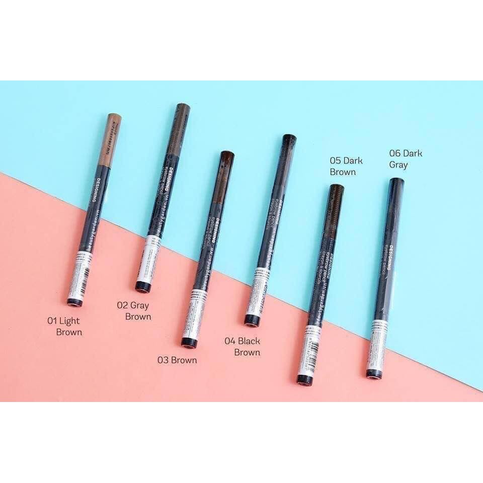 Chì kẻ mày 2 đầu The face shop Designing Eyebrow Pencil