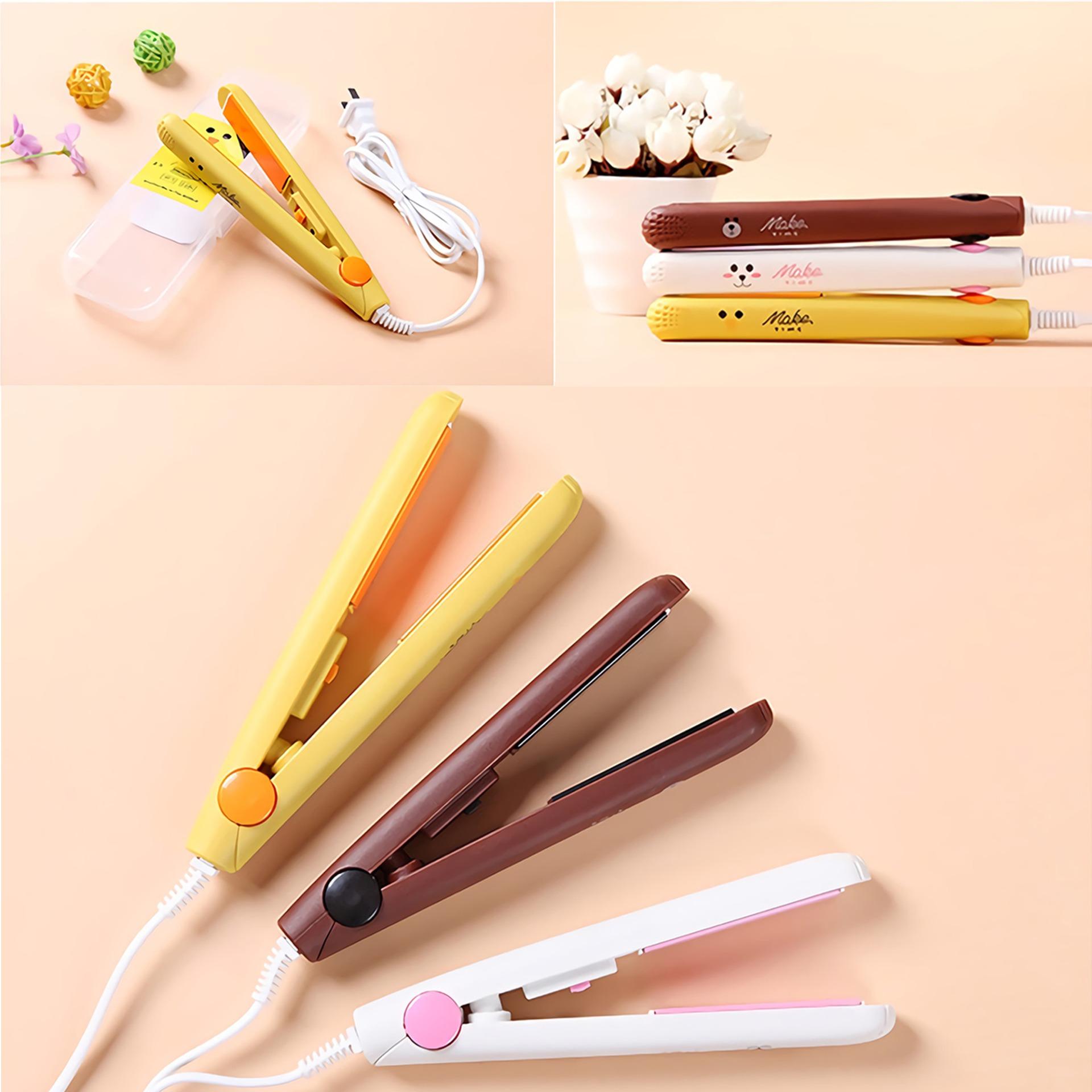 Máy ép duỗi tóc mini full box -có hộp đựng nhựa
