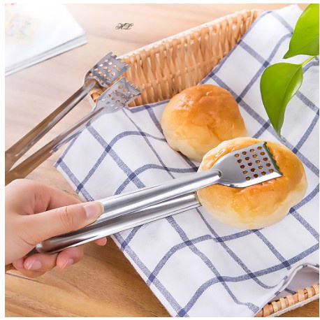 Kẹp inox gắp đá, kẹp gắp đồ nướng tiện lợi