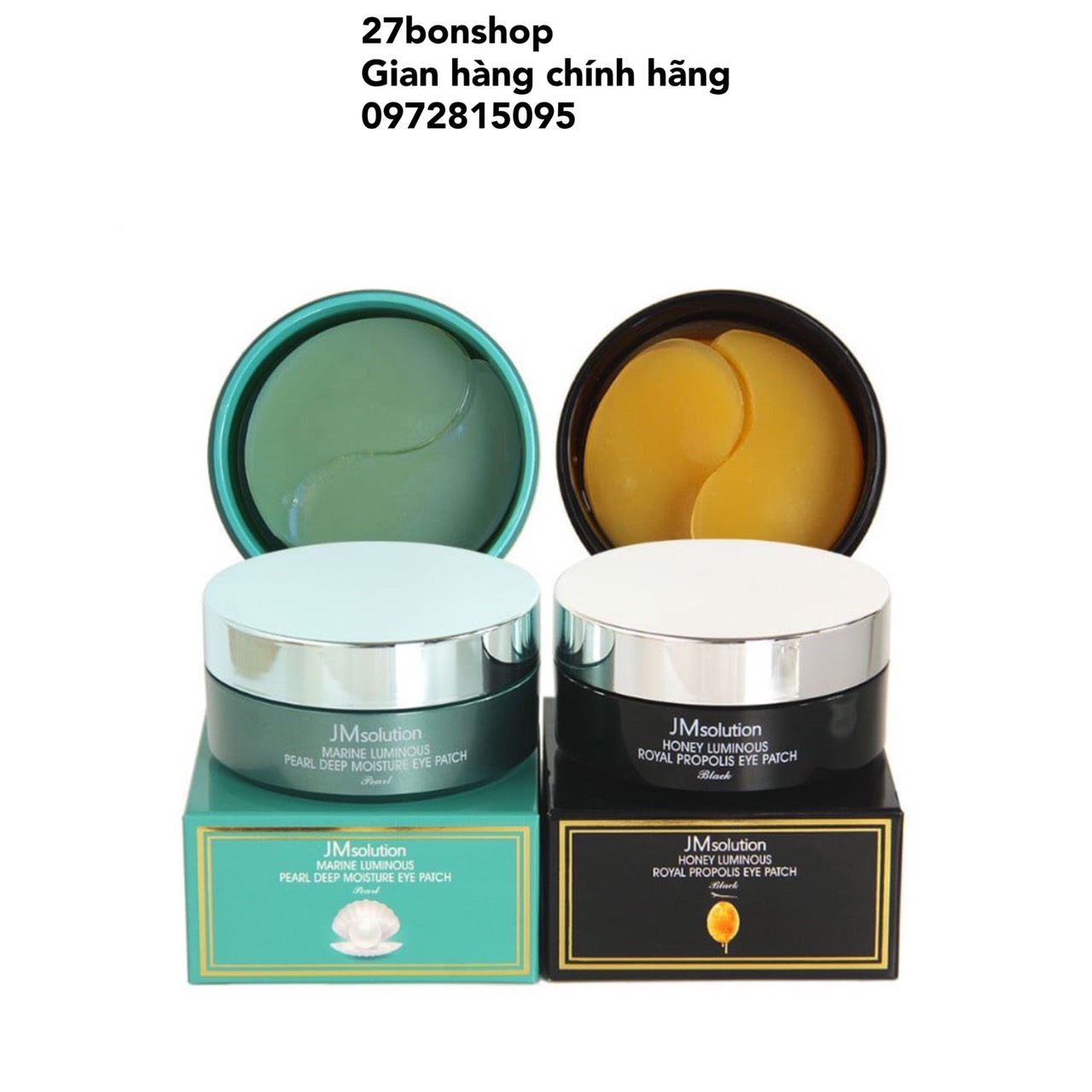 Mặt Nạ Xóa Thâm Quầng Mắt Và Nếp Chân Chim JM Solution Eye Patch