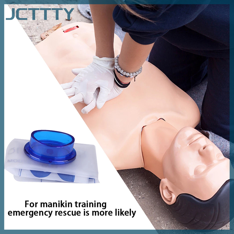 JCTTTY 5 cái dùng một lần Viện trợ đầu tiên thở nạ CPR mặt lá chắn Cứu Hộ Khẩn Cấp