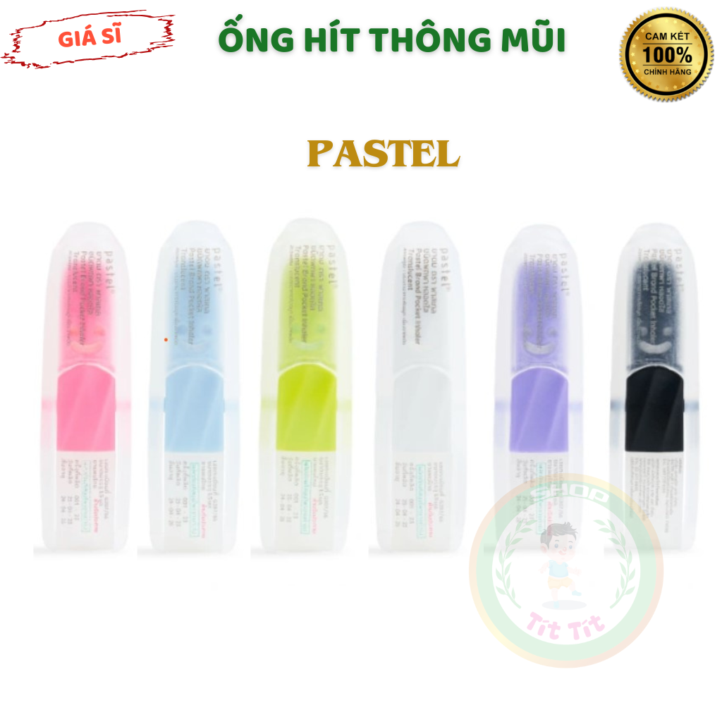 Ống hít thông mũi PASTEL POCKET INHALER