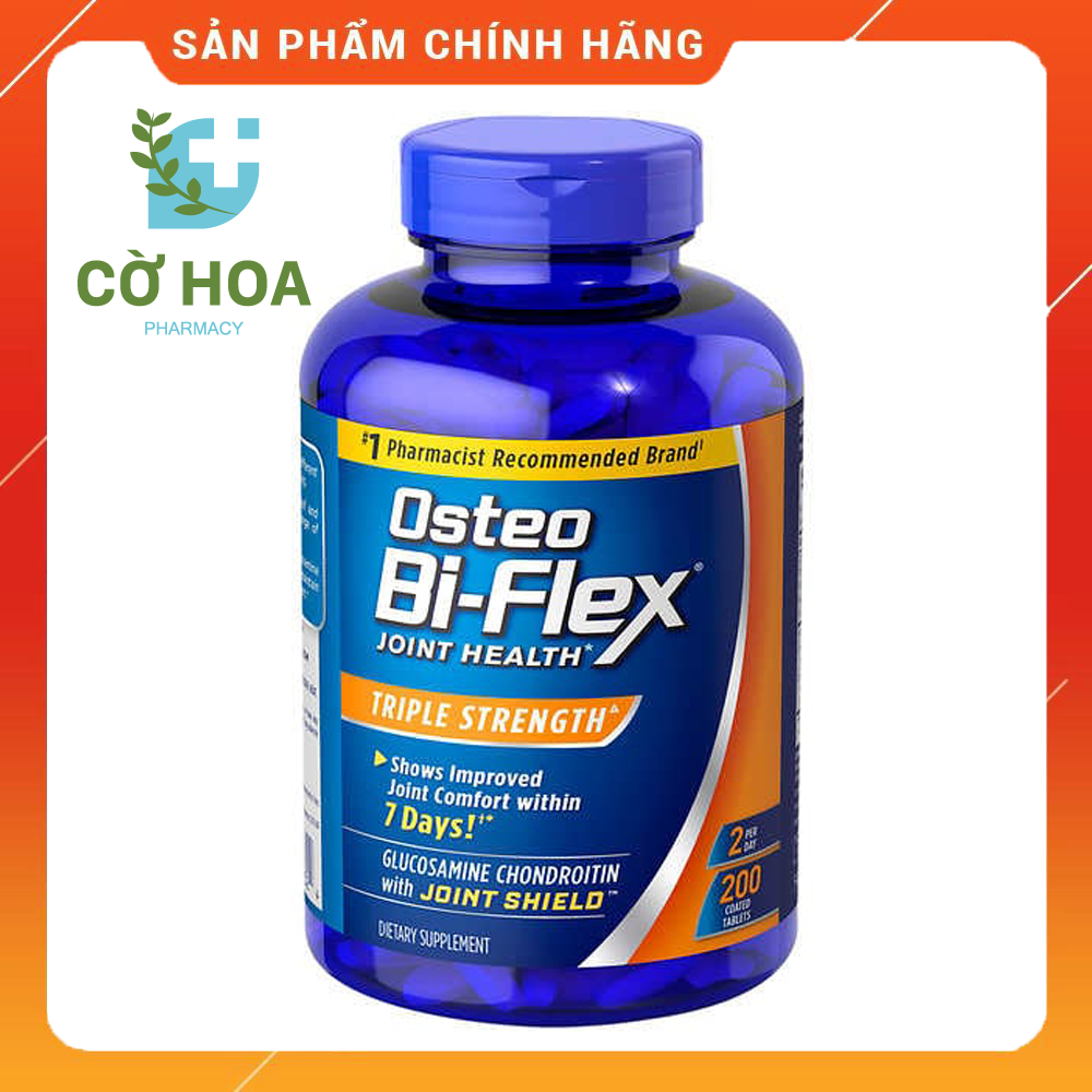 Viên uống hỗ trợ xương khớp Osteo Bi-Flex Triple Strength - Hộp 200 viên