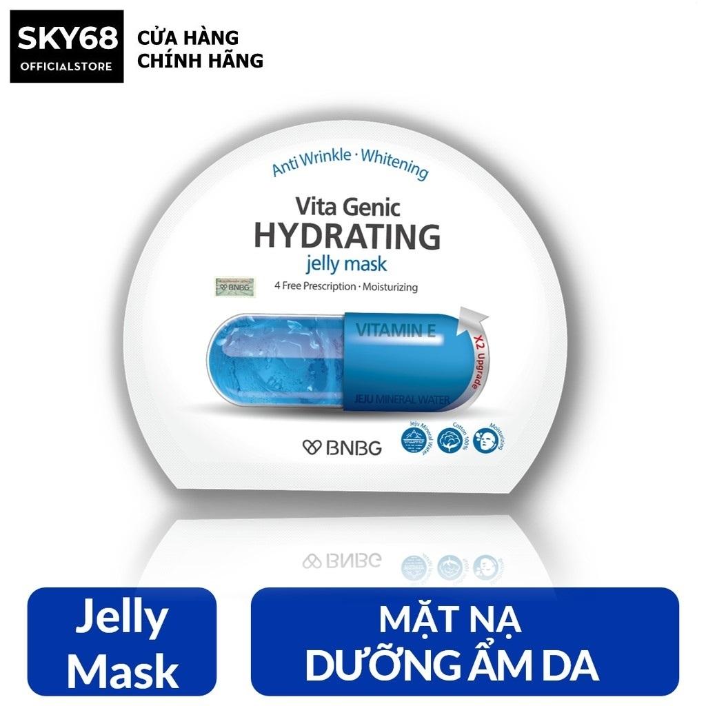 Mặt nạ giấy cấp nước dưỡng ẩm da mềm mượt, căng bóng BNBG Vita Genic Hydrating Jelly Mask (Vitamin E) 30ml