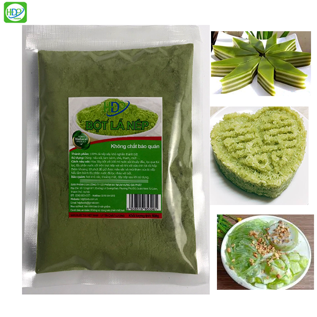 100g bột lá nêp hữu cơ tgfoods