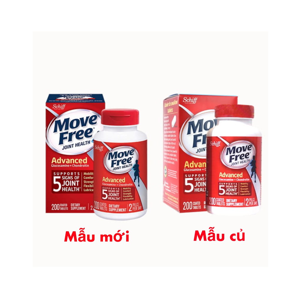 Viên uống bổ khớp move free joint health 200 viên