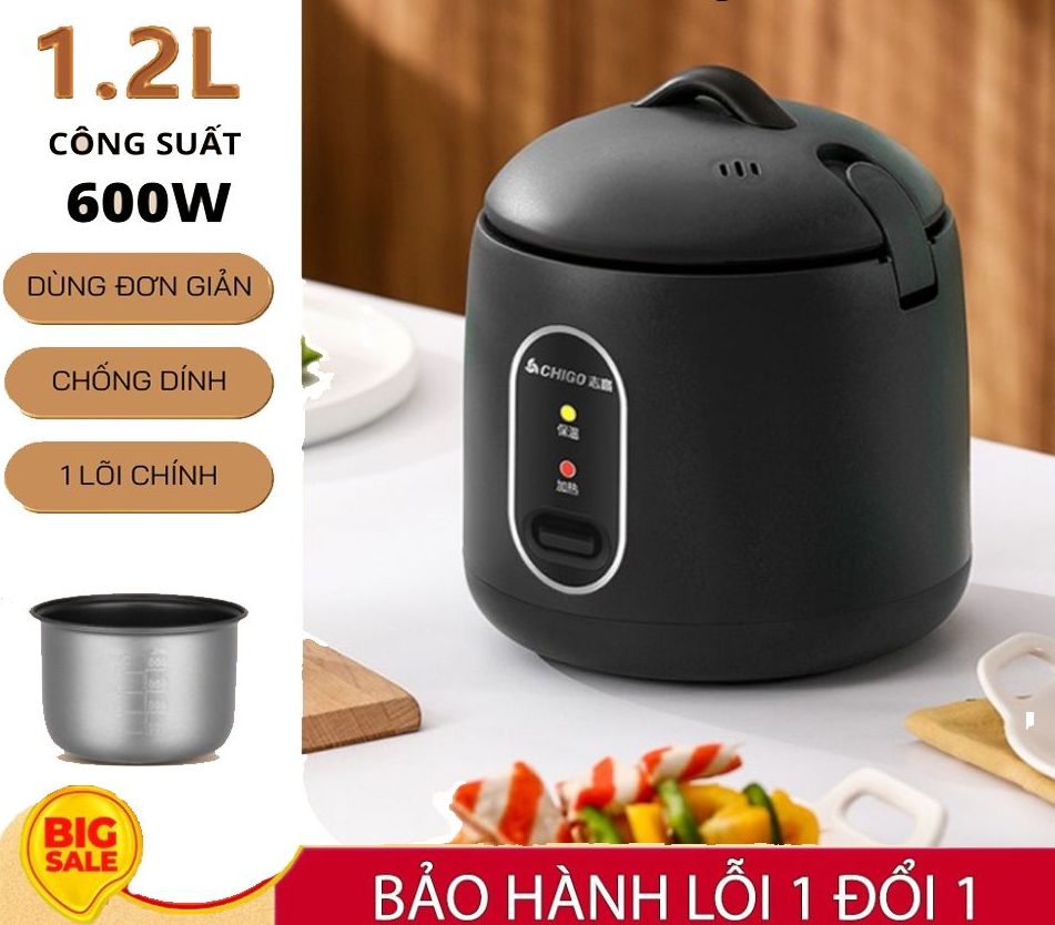 Nồi cơm điện Hàn Quốc Chigo , nồi nấu mini đa năng - H2X