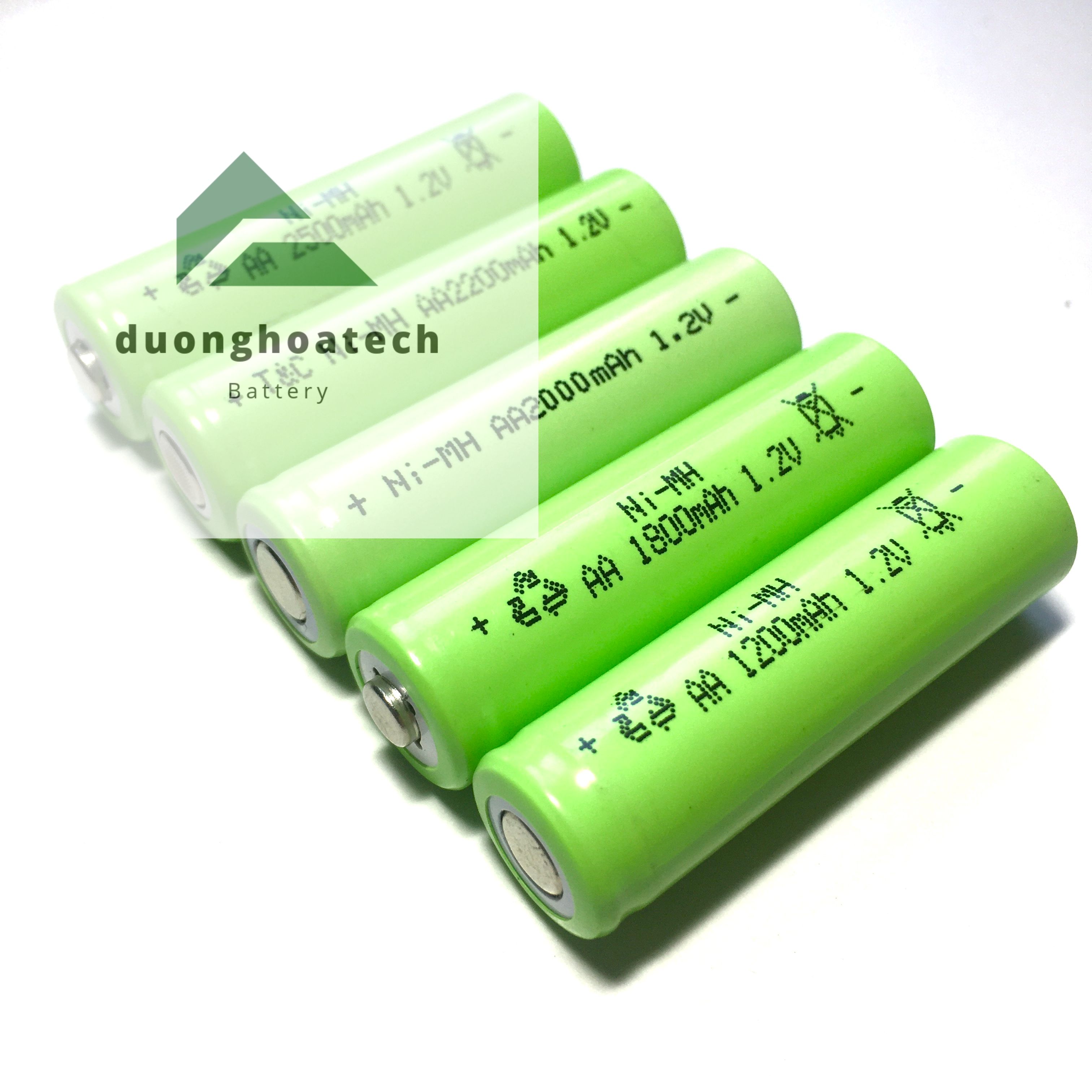 Pin sạc aa ni-mh 1.2v dung lượng từ 1200mah - 2500mah dùng cho đèn pin, đèn led, đồ chơi điều khiển