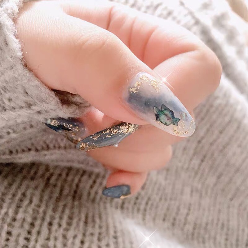 NAIL BOX - TỰ THIẾT KẾ - MÓNG GIẢ TỰ GẮN - MÓNG ÚP 12 CHIẾC - A11