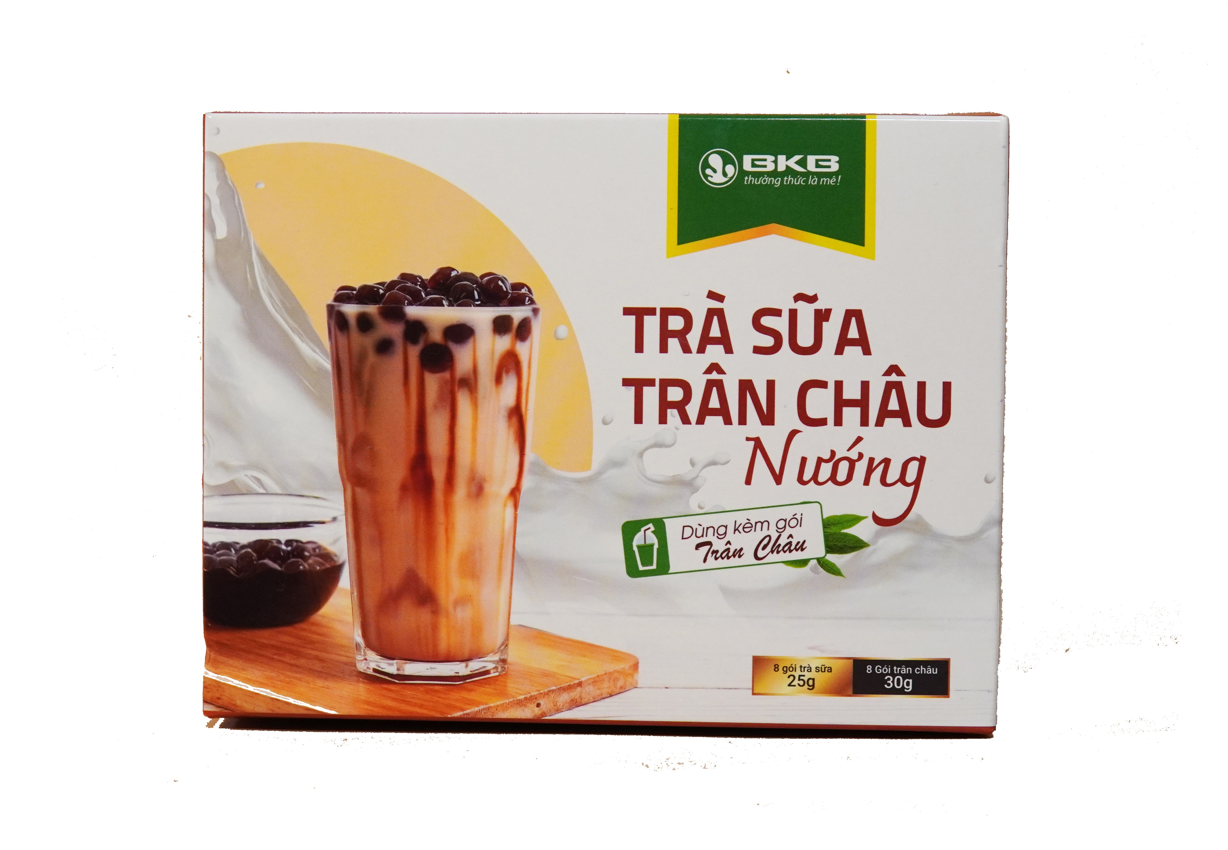 Hộp trà sữa trân châu uống liền vị nướng BKB
