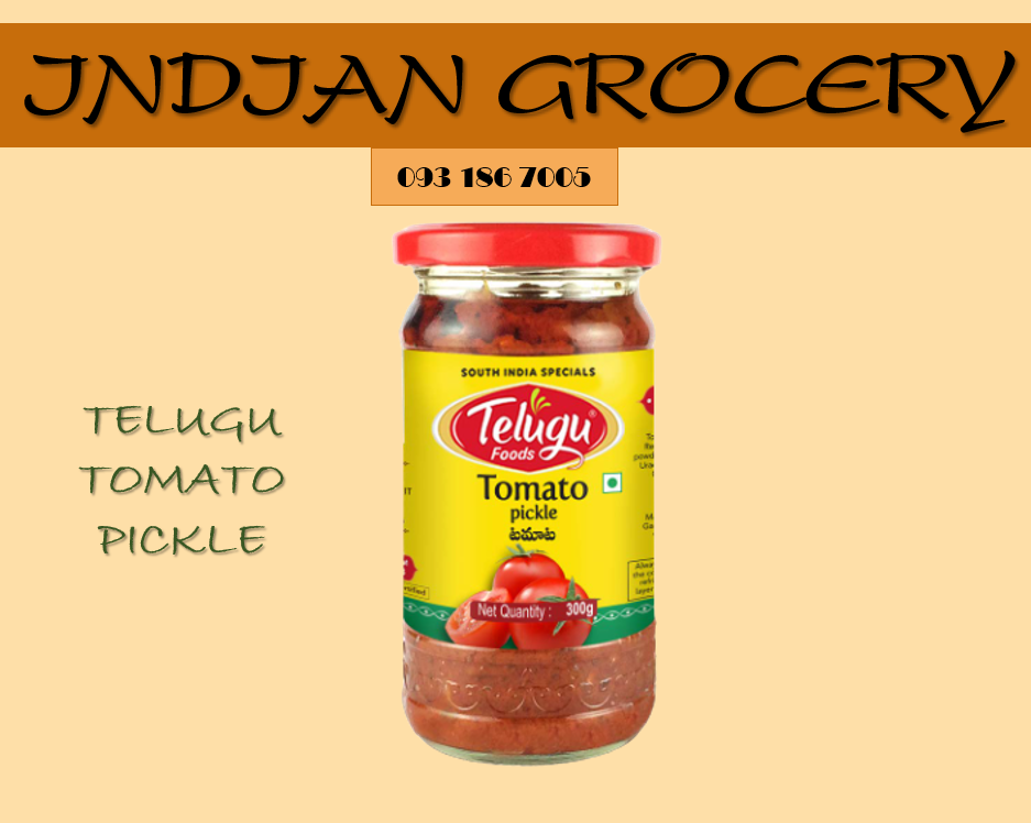 Cà chua ngâm ăn liền – telugu tomato pickle 300 gam