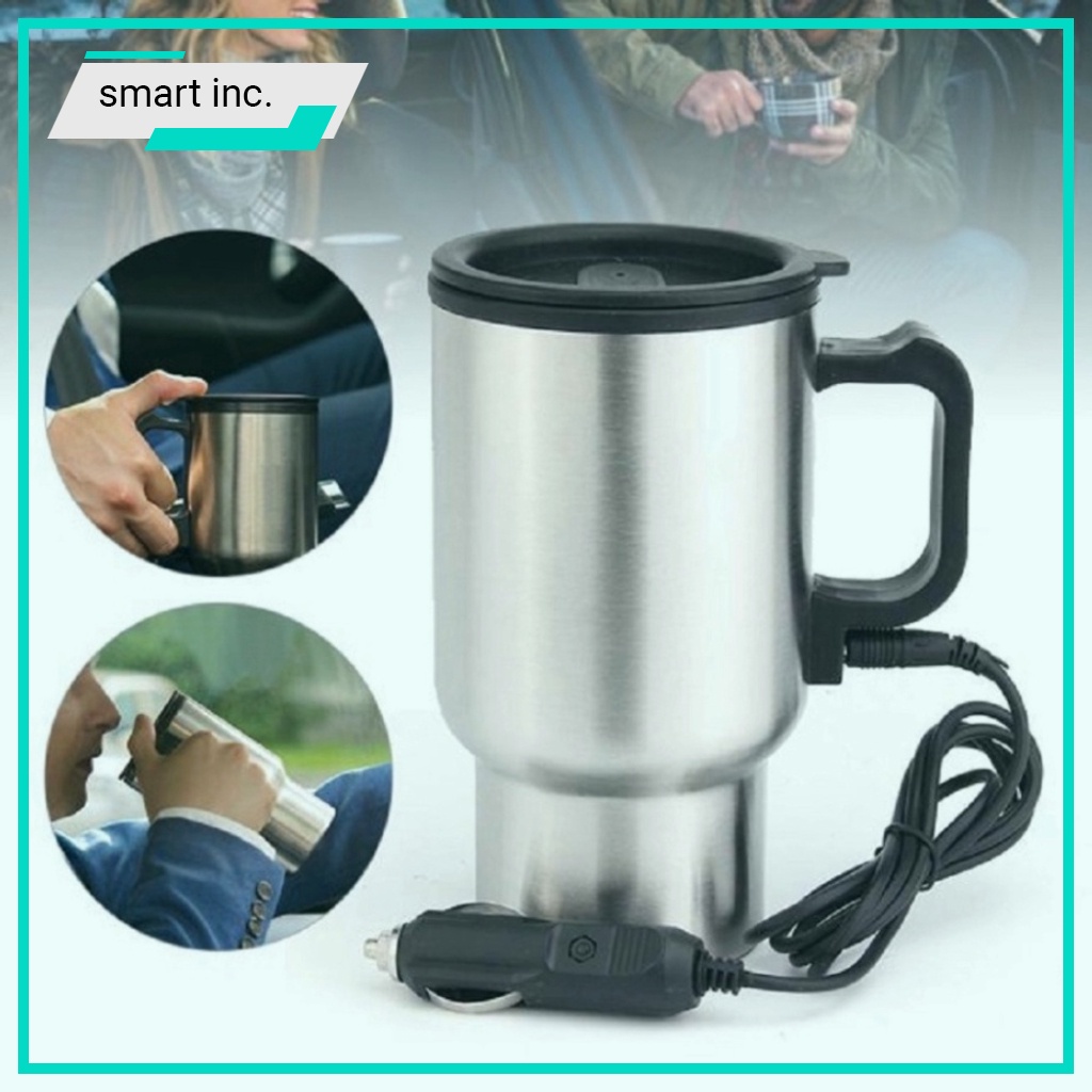 Bình Đun Siêu Tốc Để Xe Hơi Oto Đi Du Lịch Ca Nấu Nước Cầm Tay Giữ Nhiệt