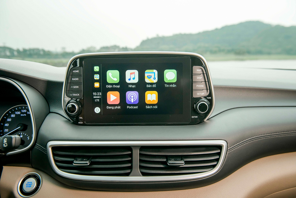 TUCSON 2019 - 2021: Cường lực màn hình cảm ứng