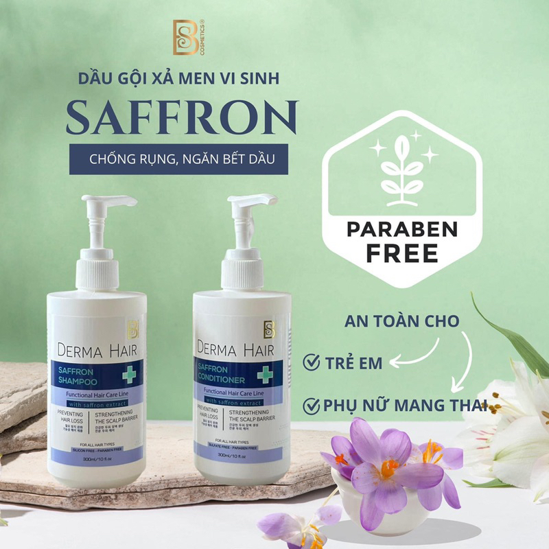 Bộ dầu gội xả cao cấp derma hair