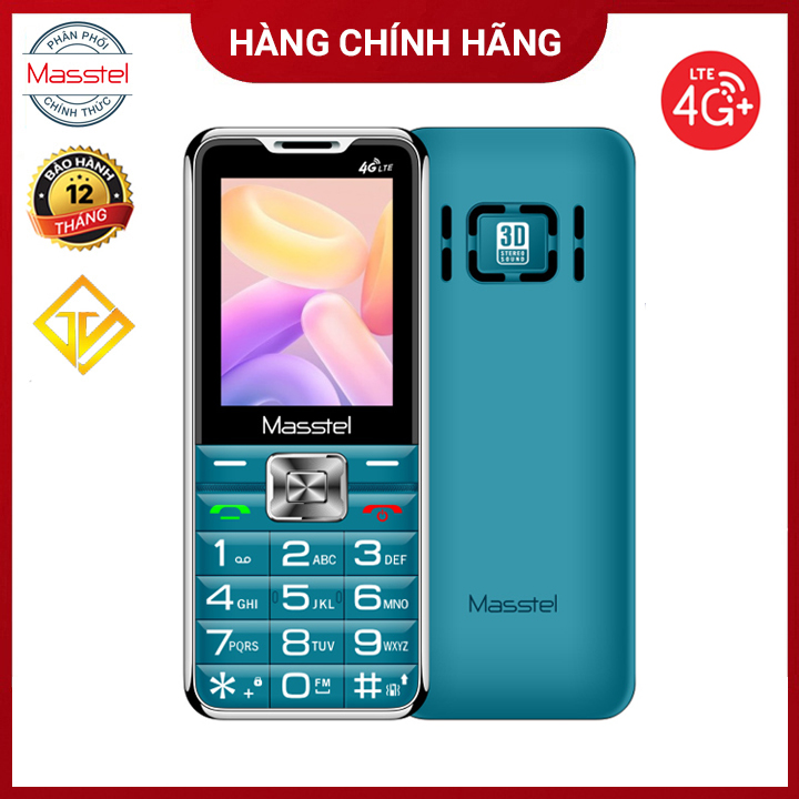 Điện thoại Masstel izi 30 4G,Gọi HD Call ,màn hình lớn - Hàng chính hãng