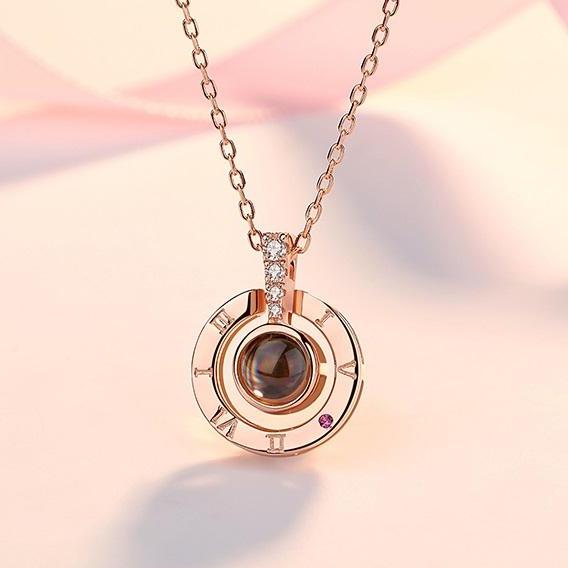 [HCM]Dây Chuyền Nữ Titan HOT Trên Tiktok Mặt Hiển Thị Chữ I LOVE YOU Bằng 100 Thứ Tiếng Lưu Giữ Kỷ Niệm Tình Yêu Phong Cách Hàn Quốc TG-100