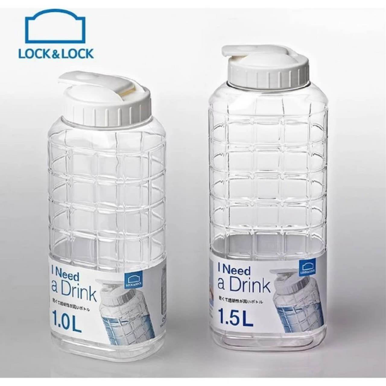 Bình nước nhựa Lock Lock dung tích 1lit hàng chính hãng