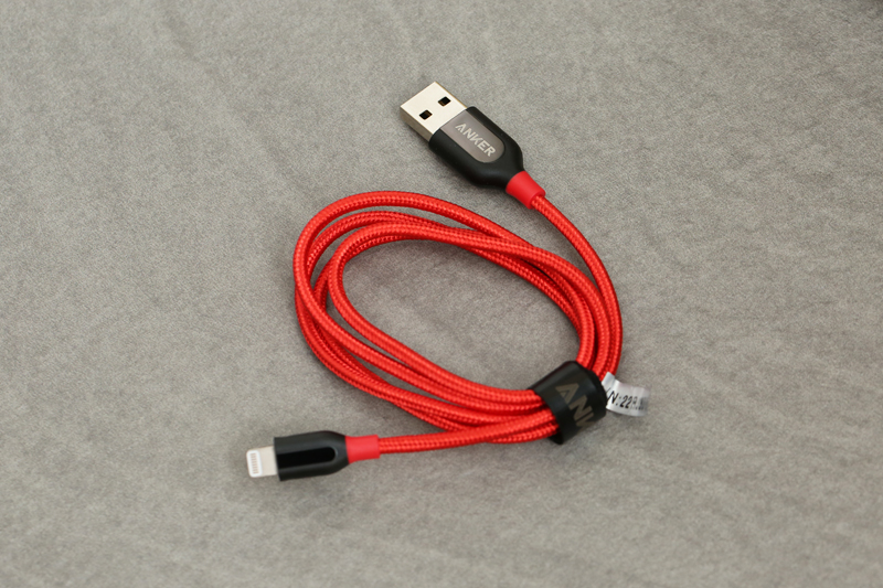 Cáp lightning mfi 0.9 m anker powerline+ a8121 đỏ