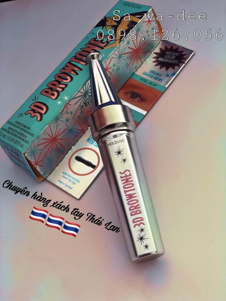 Mascara 3d brown tones nối dài micong mi làm đậm chân mày siêu hot dành cho các cô nàng