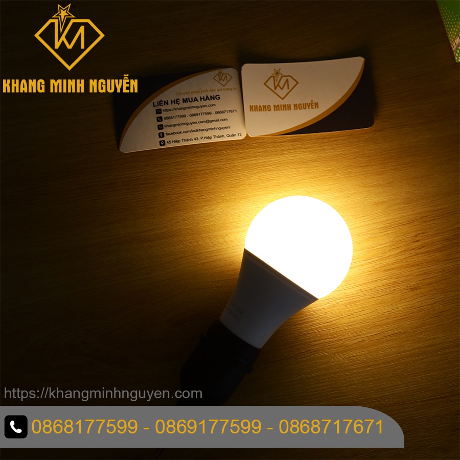 Bóng đèn búp tròn 3w/5w/7w/9w ánh sáng trắng 6000k, vàng 3000k đuôi e27, trang trí, đèn bàn học, đèn chuôi tròn