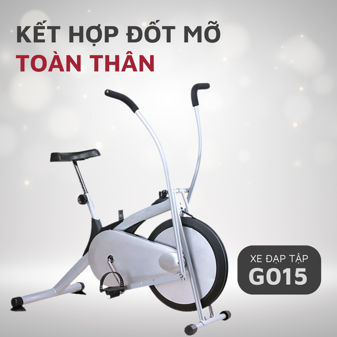 Xe đạp tập thể dục kết hợp tay chân phục hồi chức năng tại nhà, xe đạp tập gym đa năng có kháng lực - bảo hành 2 năm
