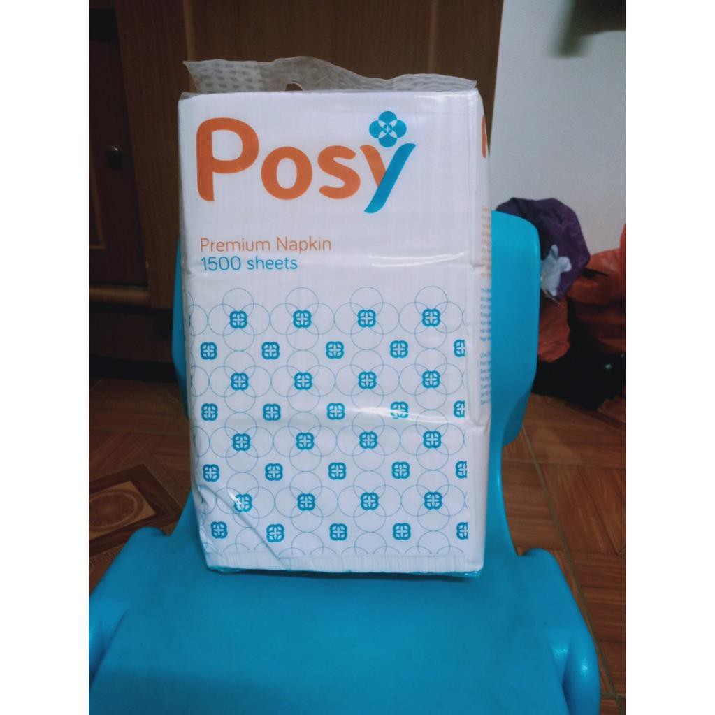 Khăn giấy ăn cao cấp posy rút 1500 tờ