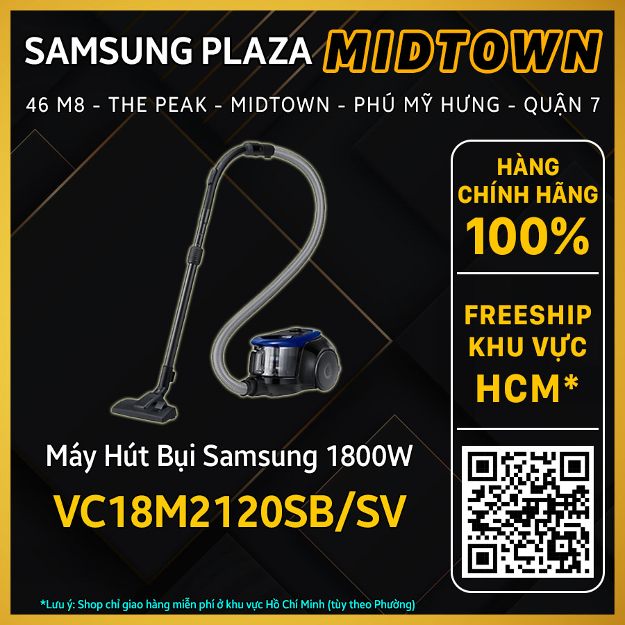 Máy hút bụi dạng hộp Samsung VC18M2120SB/SV VC18M2120SBSV