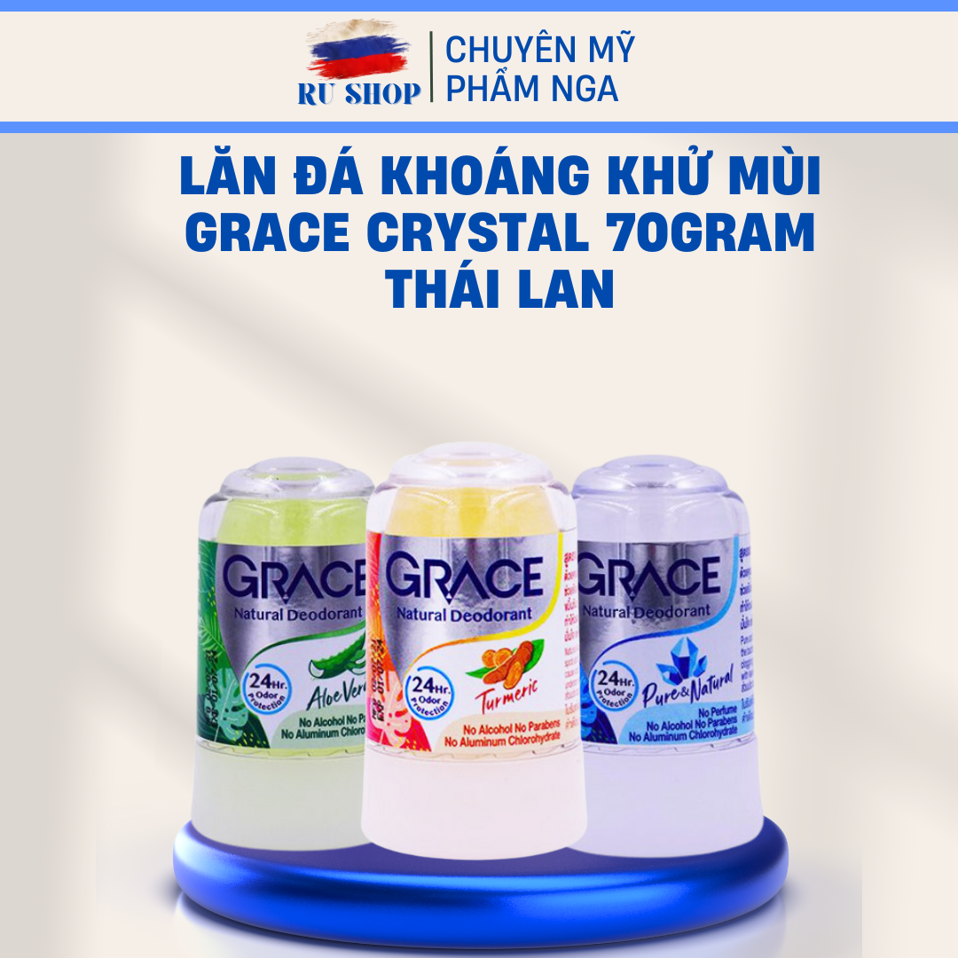 Lăn khử mùi Đá khoáng Thái Lan