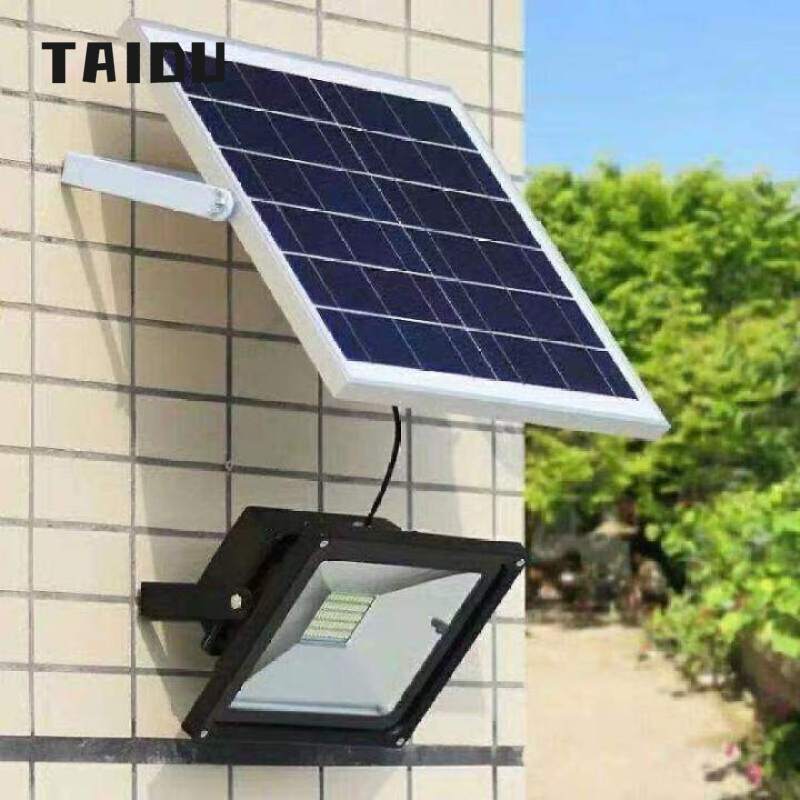 TAIDU Đèn LED Đèn Năng Lượng Mặt Trời Đèn Gắn Tường Tấm Năng Lượng Mặt Trời Đèn Chiếu Sáng Thông Minh Chống Nước Siêu Sáng Điều Khiển Ánh Sáng Ngoài Trời Điều Khiển Từ Xa 25W80W150W300W đèn năng lương mặt trời