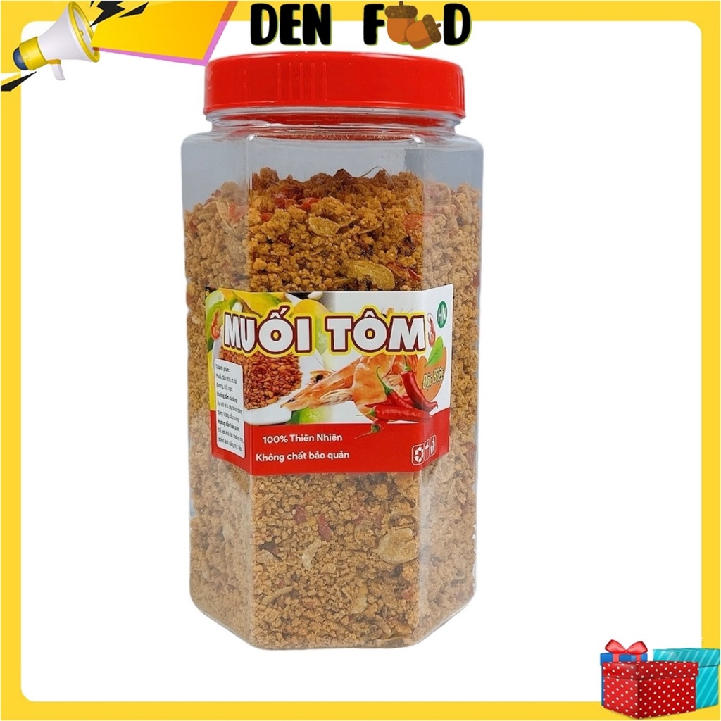 Muối tôm tây ninh giòn caʏ - hủ 500g
