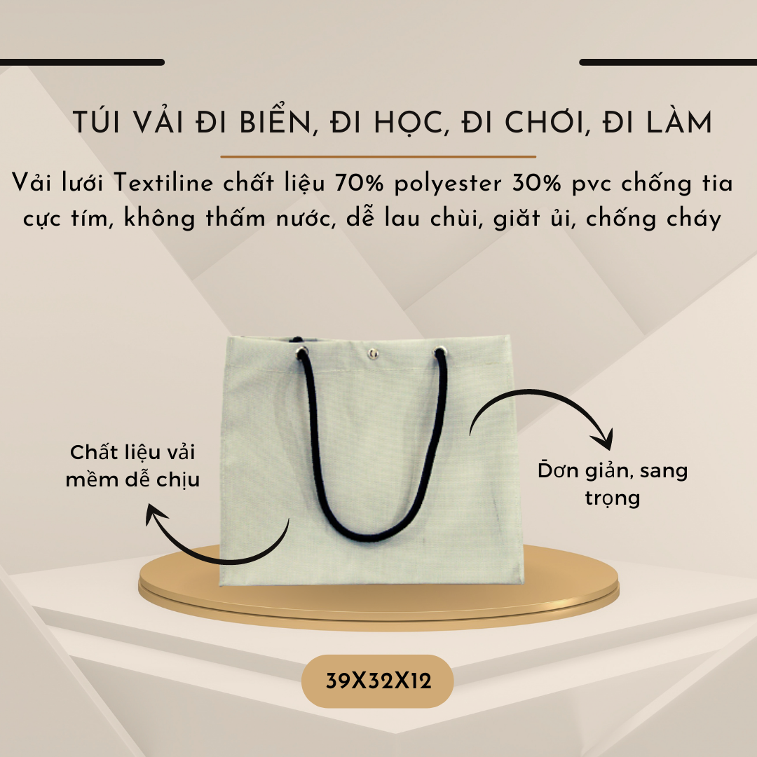 Túi vải đi biển / túi đi chơi / túi đi du lịch / túi đi học / túi đi làm