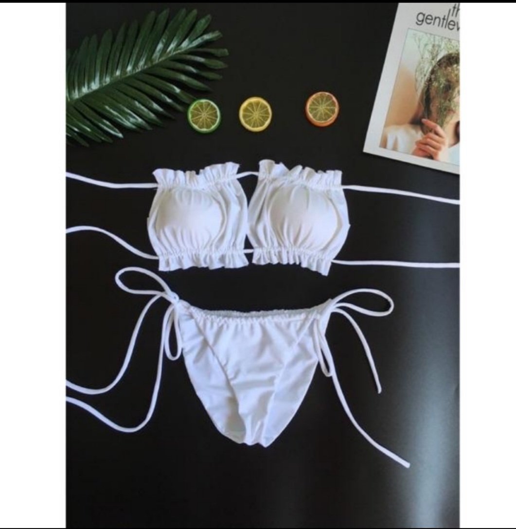 Bikini 2 mảnh cúp ngực sexy nhiều màu quần tắm giác hình chụp thật