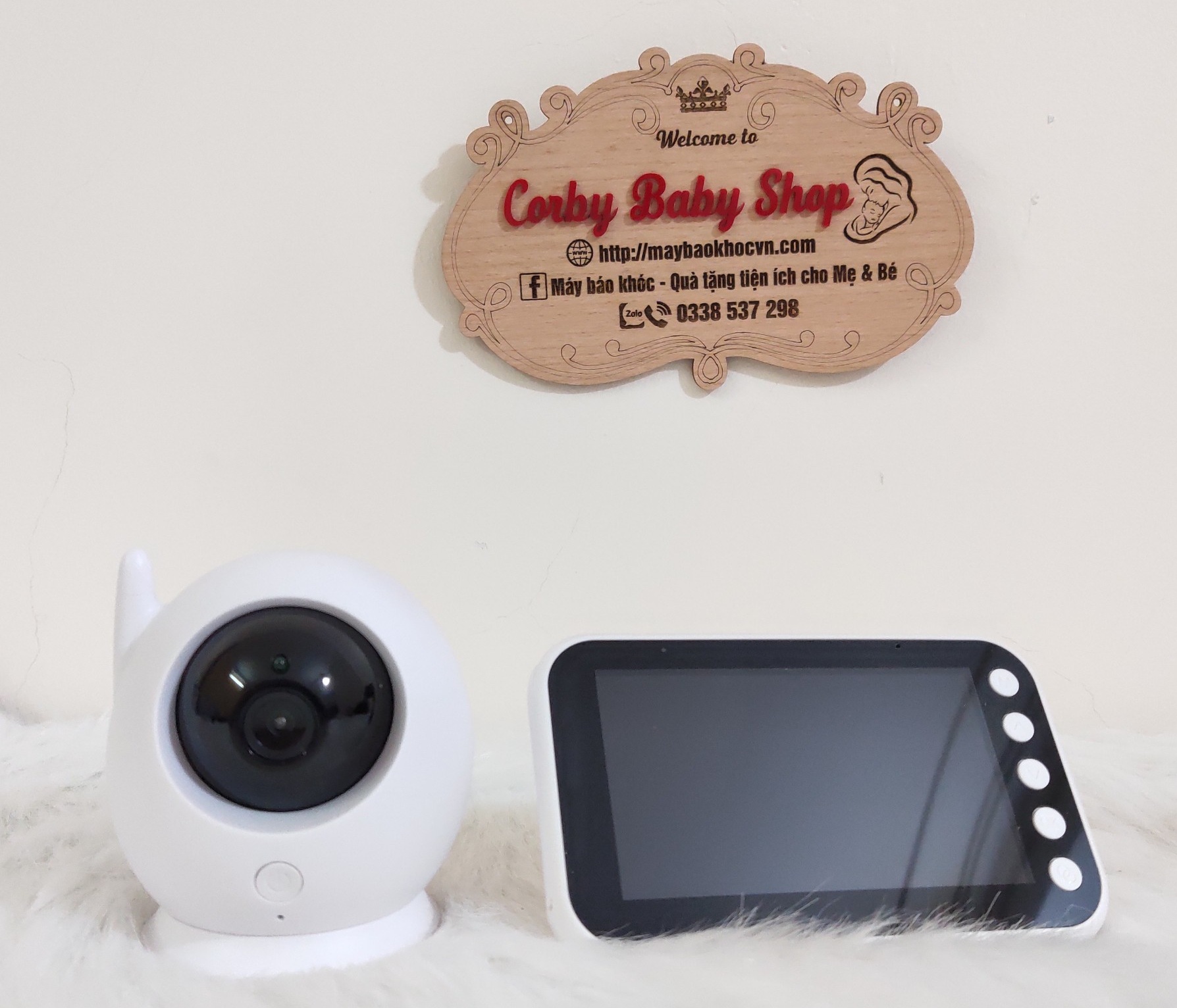 Máy báo khóc Corky Baby MBK501 Pro – 4.3inh. Màn hình siêu nét và hơn thế nữa !