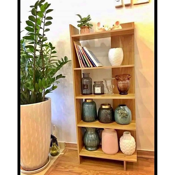 Kệ Sách Để Sàn Nhiều Ngăn - Giá Kệ Hình Chữ U - Kệ Sách 5 tầng - Kệ Để Bàn phong cách châu âu