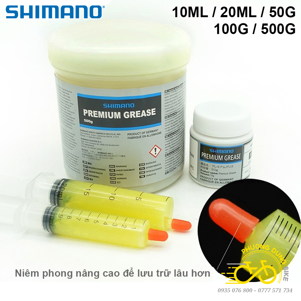 Mỡ bò bôi trơn xe đạp shimano premium grease