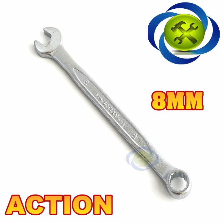 Cờ lê vòng miệng 08mm action xi mờ action-08