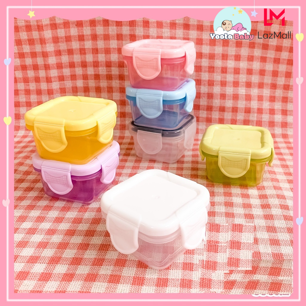 Hộp Trữ Đông ,Khay Trữ Đông Có Nắp Dung Tích 60ml Bảo Quản Đồ Ăn Dặm Cho Bé Chống Rò Rỉ