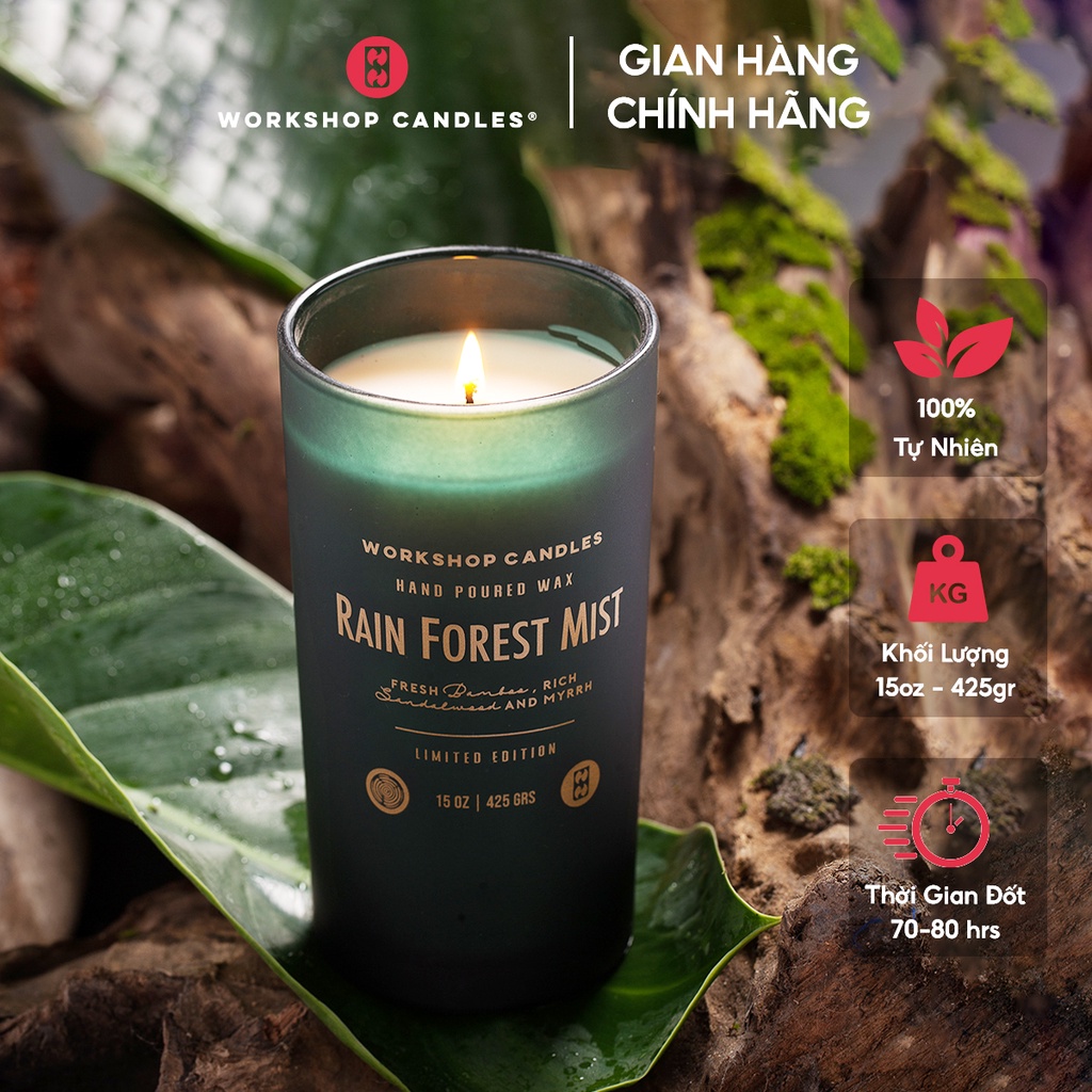 Workshop Candles - Nến Rain Forest 15oz