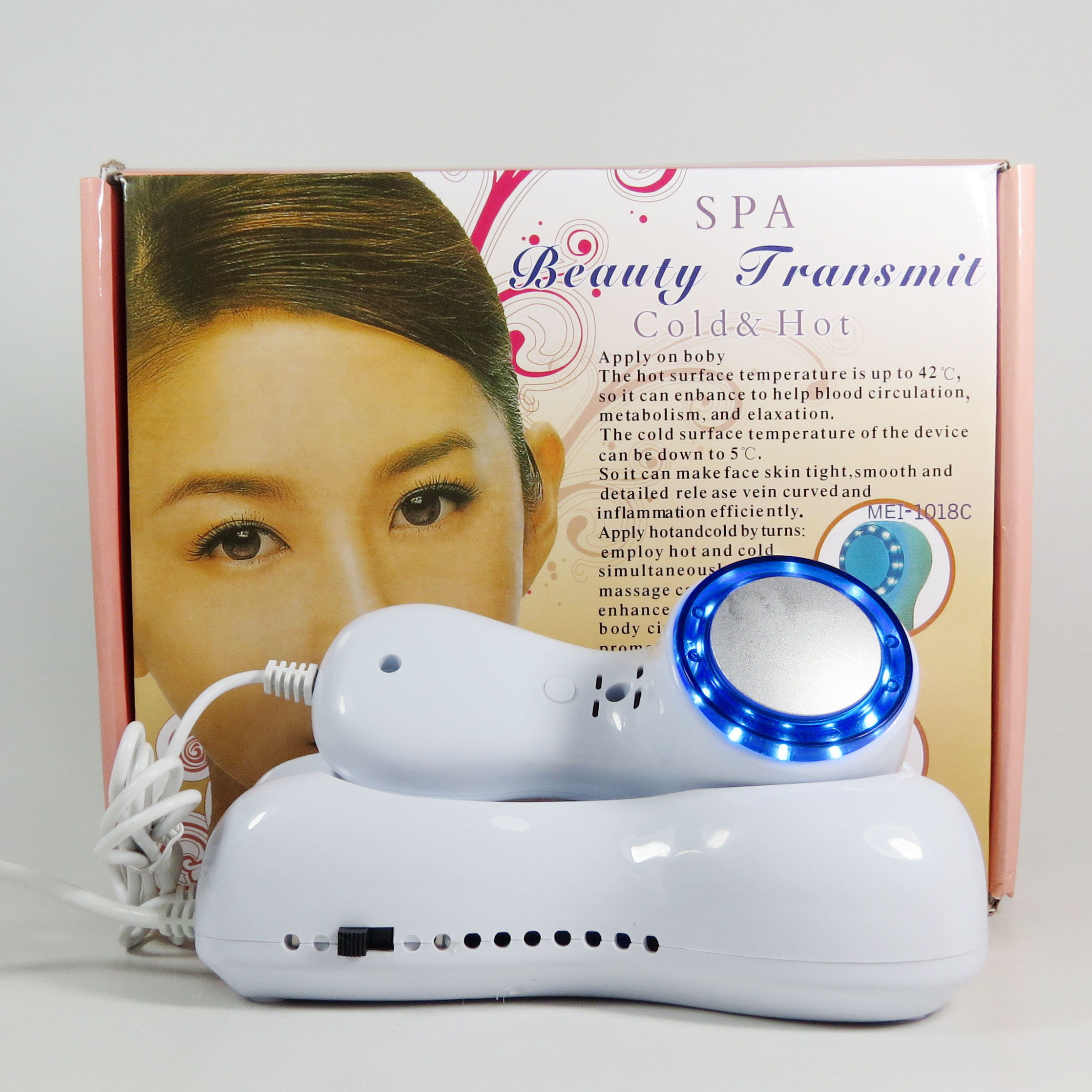 Búa Lạnh Massage Mặt Điện Di Đẩy Tinh Chất Chăm Sóc Da Mặt