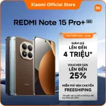 "Điện thoại thông minh Redmi Note 15 Pro+ 5G (12+256GB)|Pin lớn 6500mAh và sạc nhanh HyperCharge 100W| Kính Corning® Gorilla® Glass Victus® 2 "