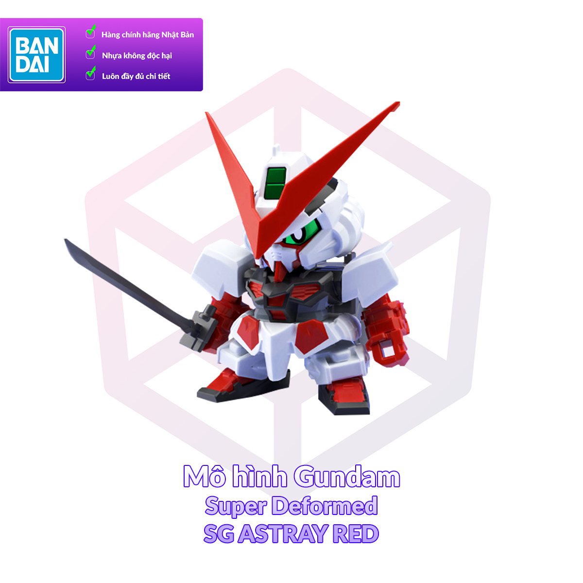 [7-11/12 VOUCHER 8%]Mô Hình Gundam Bandai Mini Pla Great Shock Gundam Build Divers [GDB] [BMP]