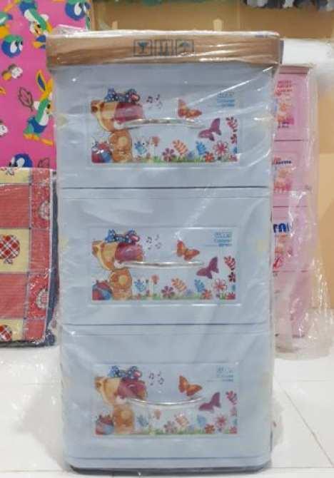 [HCM]TỦ NHỰA QUI PHÚC LUCKY 3 TẦNG- TỦ ĐỰNG QUẦN ÁO